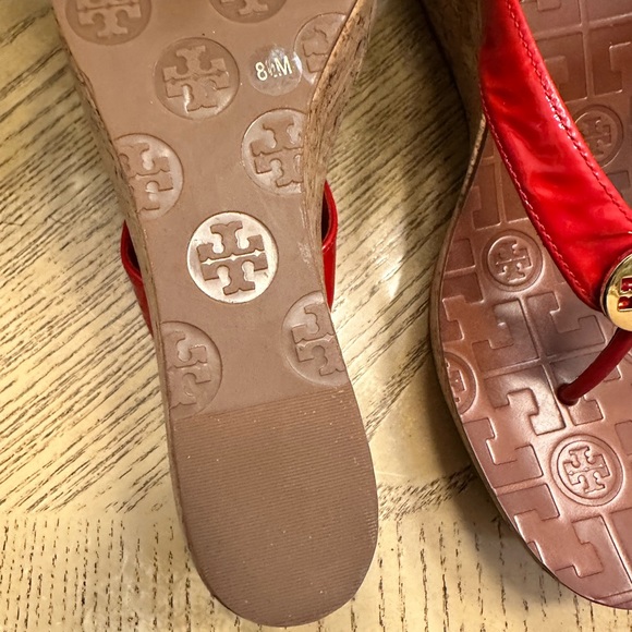NWOT Tory Burch Suzy Cork Wedge sandals. Never won!! - Picture 6 of 10